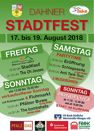 Dahner Stadtfest 2018